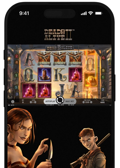 Dead or Alive 2 Slot Main App Image.