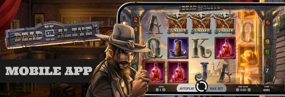 Dead or Alive 2 Slot Mobile App.