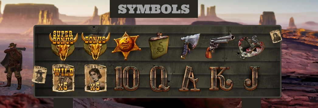 Dead or Alive 3 Symbols for Slot.