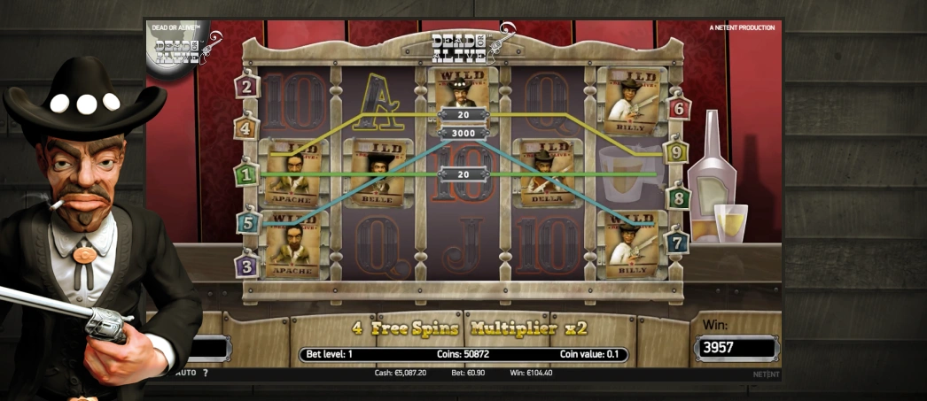 Sticky Wilds Feature.